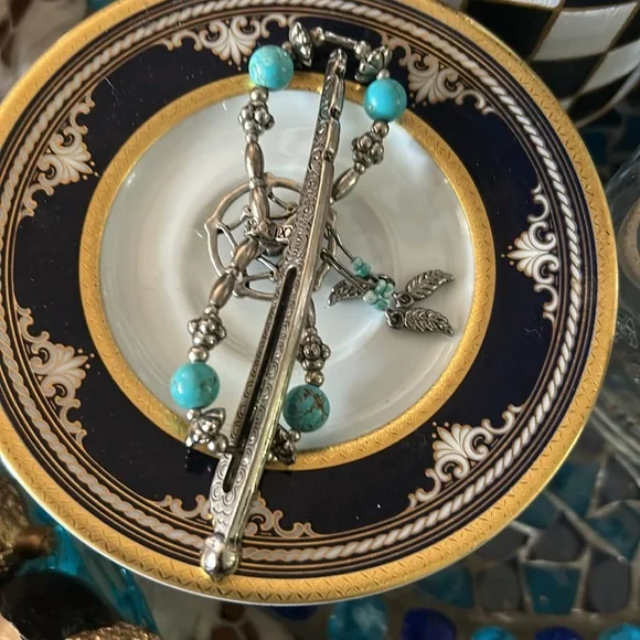 Native American Dream Catcher Hair Barrette - Picture 3 of 10